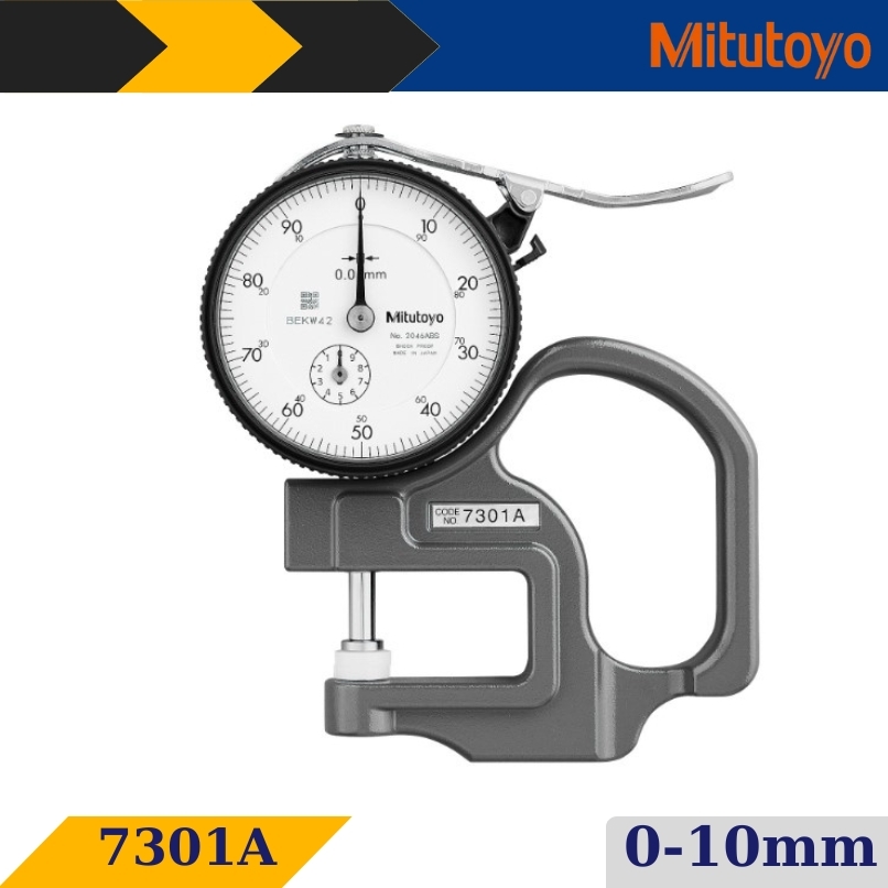 Đồng hồ đo độ dày Mitutoyo 7301A (0-10mm)
