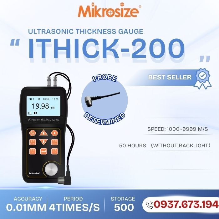 Máy đo độ dày siêu âm iThick-200