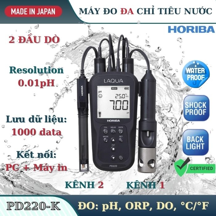 Máy đo chỉ tiêu nước model PD220-K
