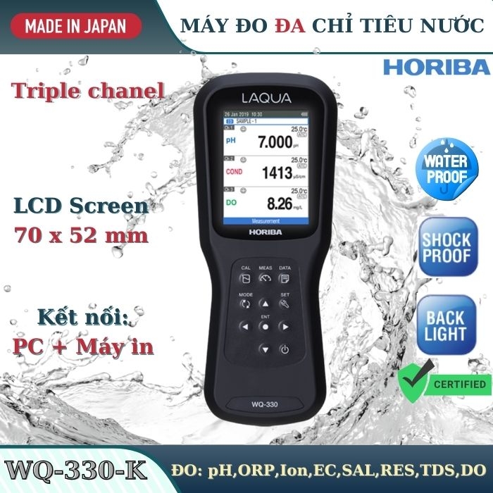 Máy đo chỉ tiêu nước model WQ-330-K