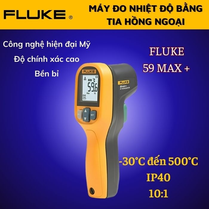 Máy đo nhiệt độ bằng hồng ngoại Fluke 59 Max +