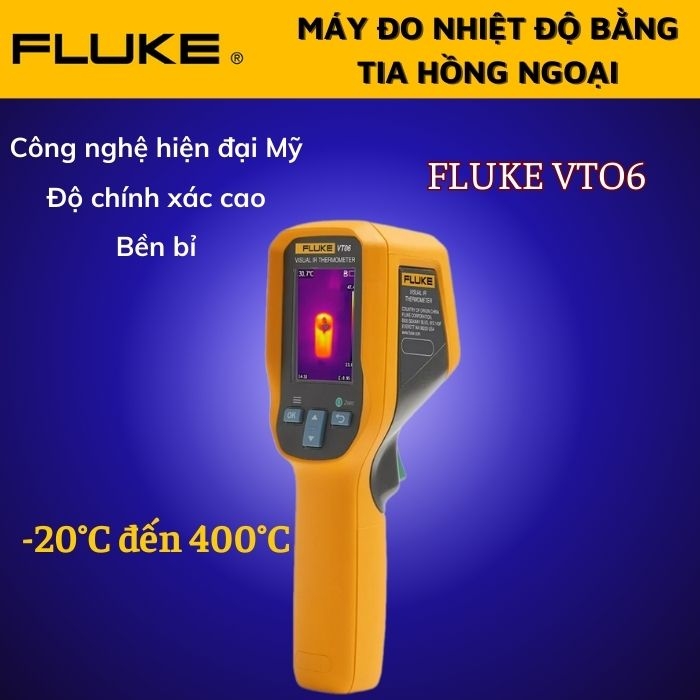 Máy đo nhiệt độ bằng hồng ngoại trực quan Fluke VT06