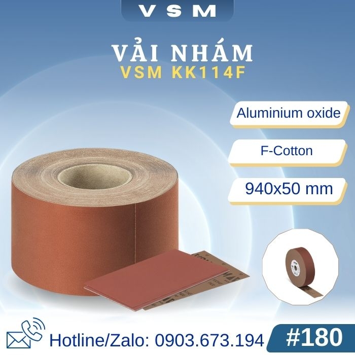 Nhám vải VSM KK114F #180