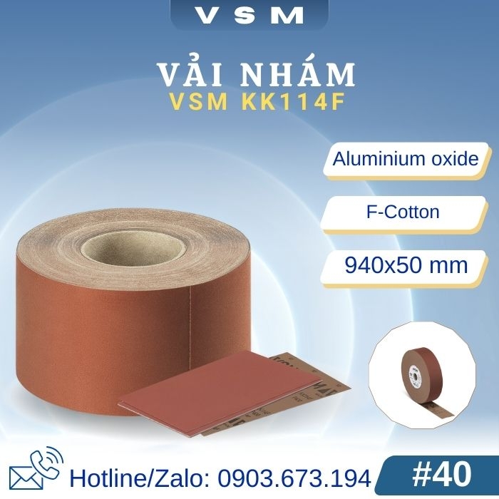 Nhám vải VSM KK114F #40
