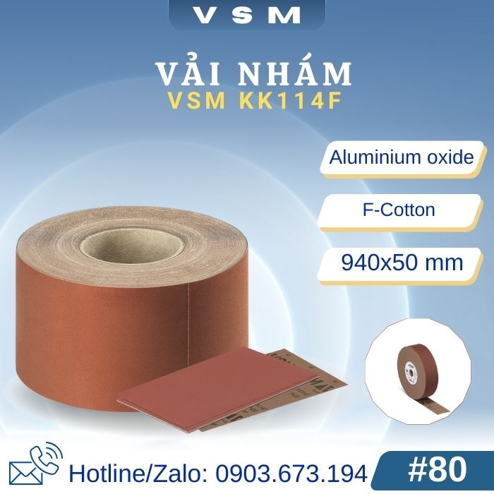 Nhám vải VSM KK114F #80