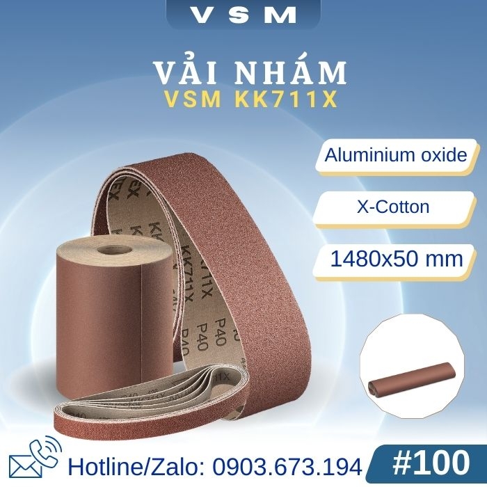 Nhám vải VSM KK711X #100