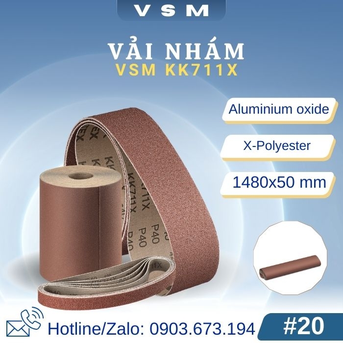 Nhám vải VSM KK711X #20