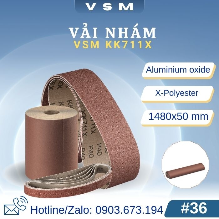 Nhám vải VSM KK711X #36