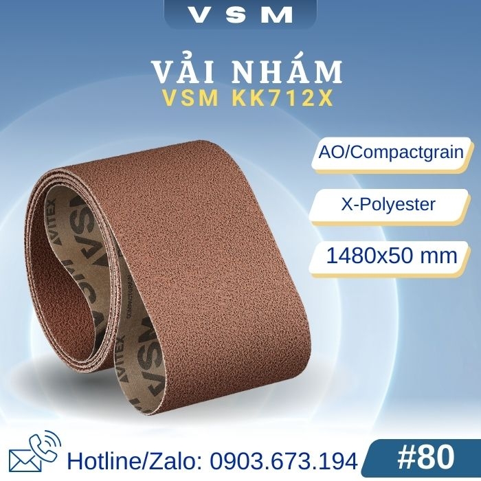 Nhám vải VSM KK712X #80