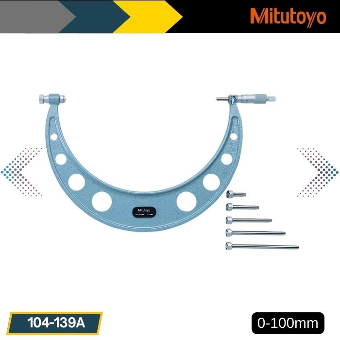 Panme cơ khí đo ngoài Mitutoyo 104-139A (0-100mm)
