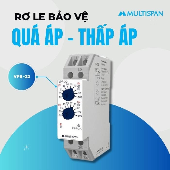 Rơ le bảo vệ quá áp-thấp áp VPR-22 Multispan