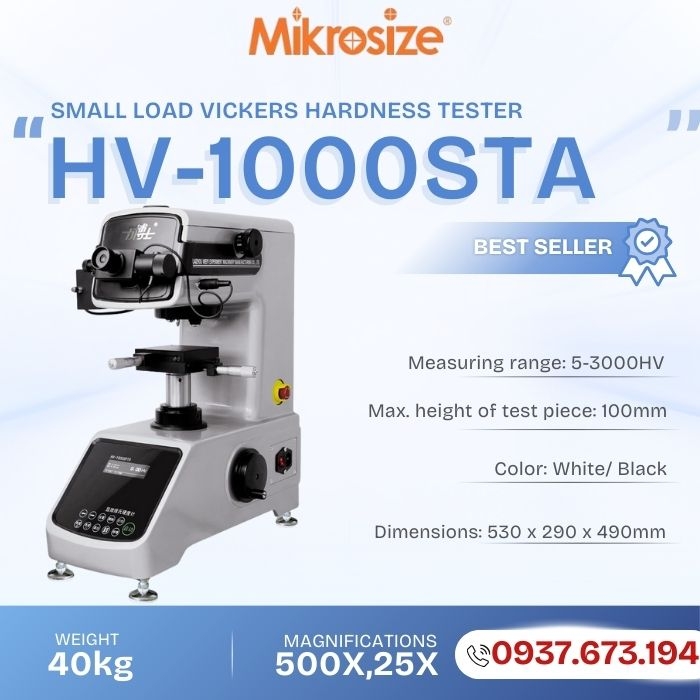 Máy đo độ cứng Micro Vickers tải trọng nhỏ HV-1000STA