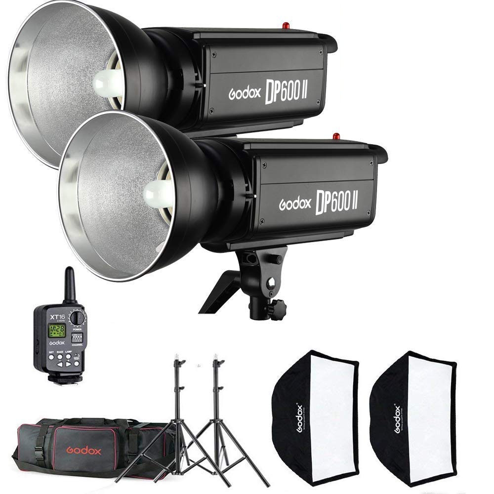 Bộ đèn Godox Studio Flash Kit DP600IIID