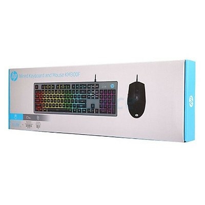 Bộ phím và chuột HP KM300F LED - Hàng Chính Hãng