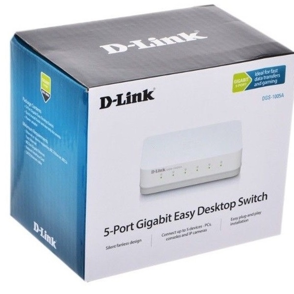 Thiết bị chuyển mạch 5P Giga Dlink-DGS1005A
