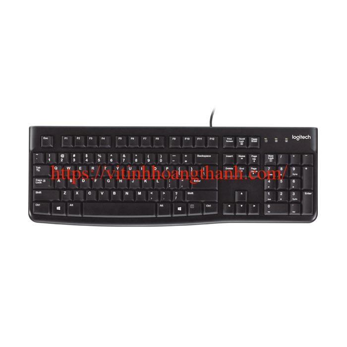 Bàn Phím Văn Phòng Logitech K120 Chính Hãng (Đen)