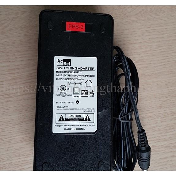 Adapter 12V-5A ACBEL chuyên cho đầu ghi hình và camera