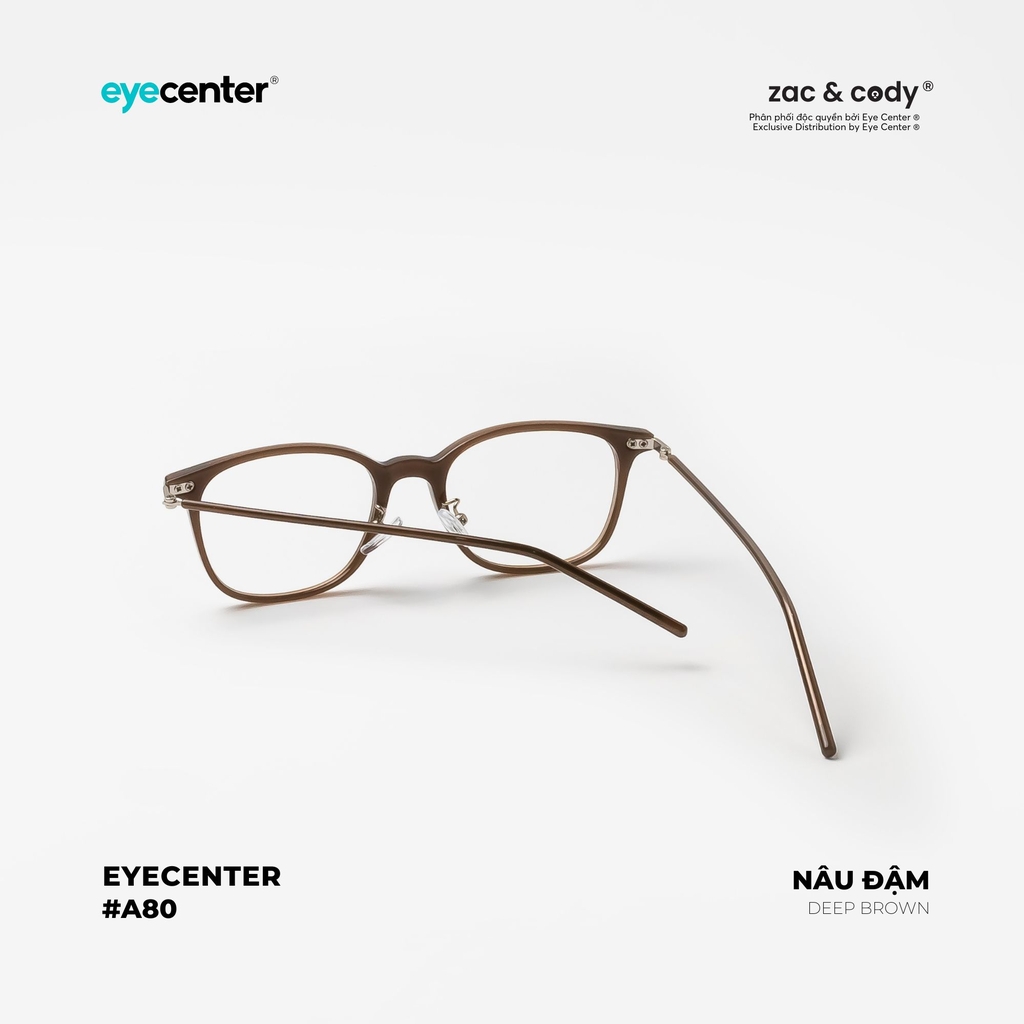 [A80] Gọng kính cận nam nữ chính hãng ZAC & CODY EC 01300 by Eye Center Vietnam