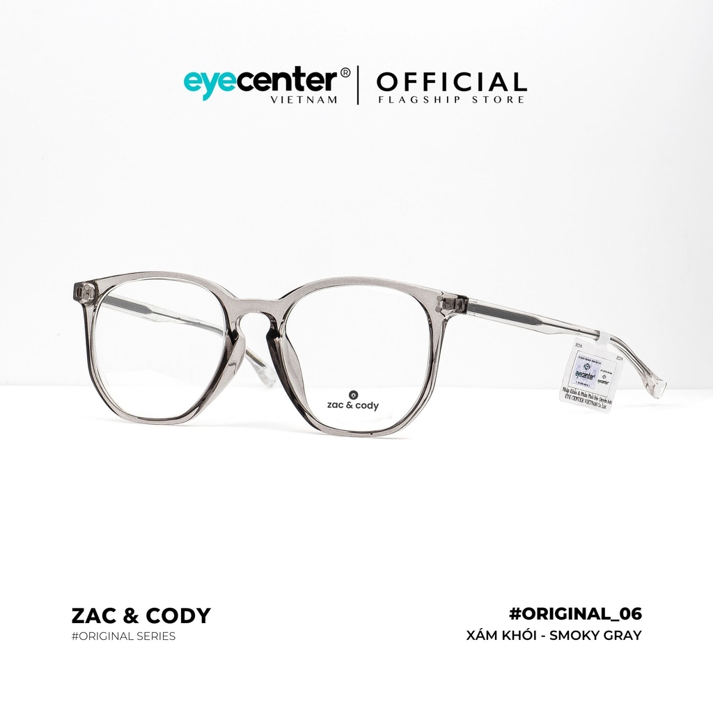 [B06] Gọng kính cận nam nữ chính hãng ZAC & CODY lõi thép chống gãy original.06 ZC 219 by Eye Center Vietnam