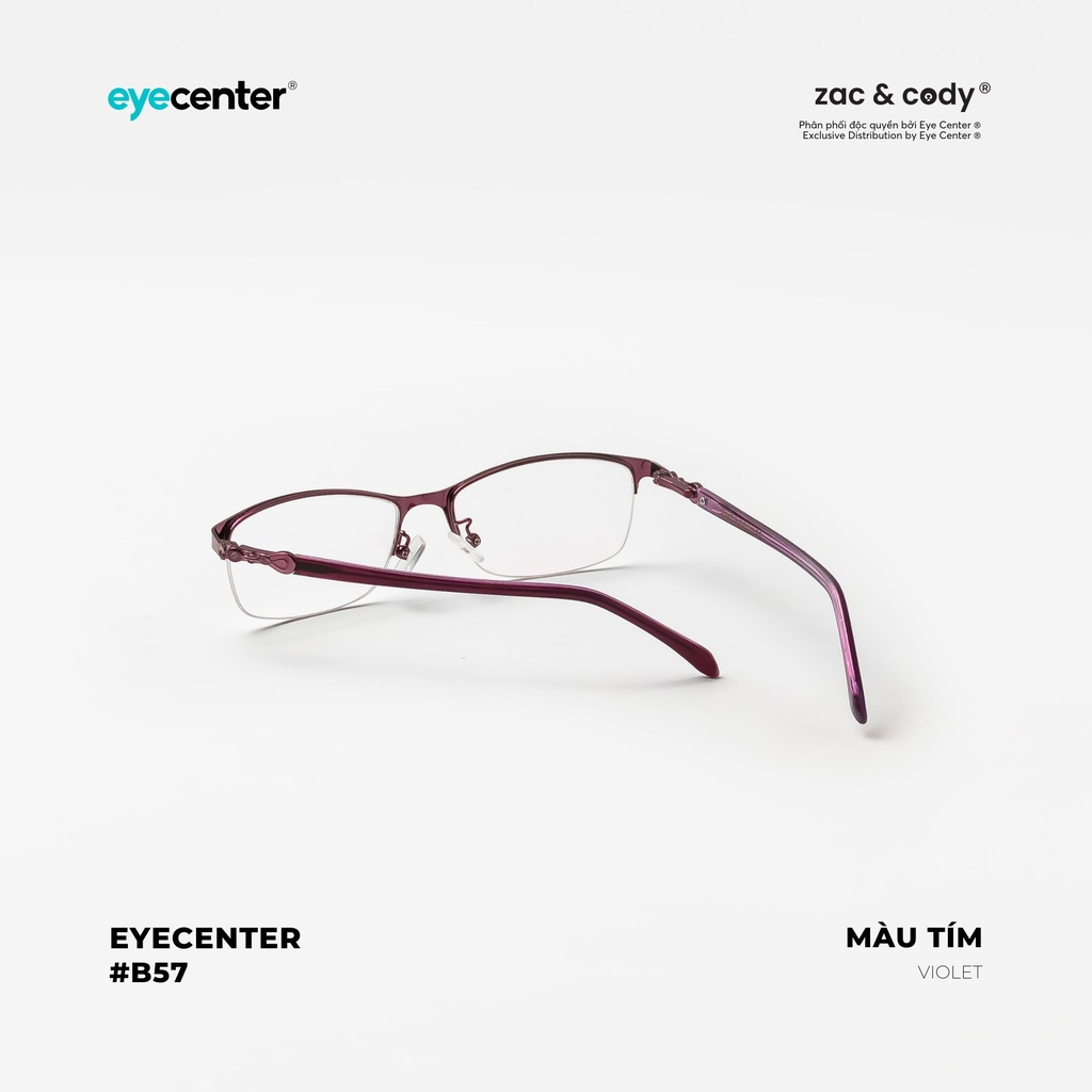 [B57] Gọng kính cận nữ chính hãng EYECENTER kim loại chống gỉ nhiều màu EB 3322 by Eye Center Vietnam