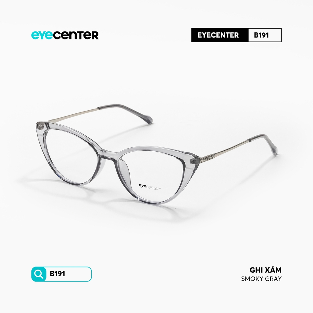 [B191] Gọng kính cận nữ chính hãng EYECENTER nhựa phối kim loại by Eye Center Vietnam