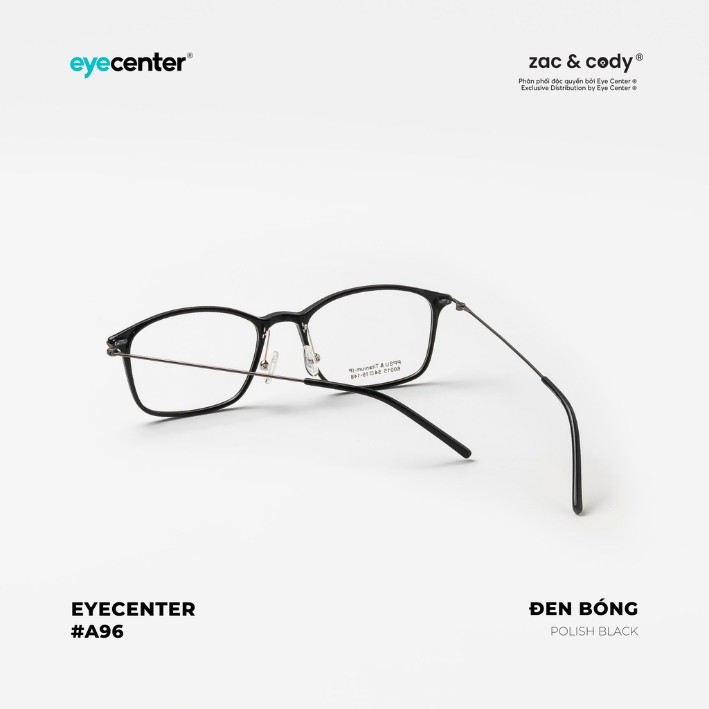 [A96] Gọng kính cận nam nữ chính hãng  ZAC & CODY ZC 60015  by Eye Center Vietnam