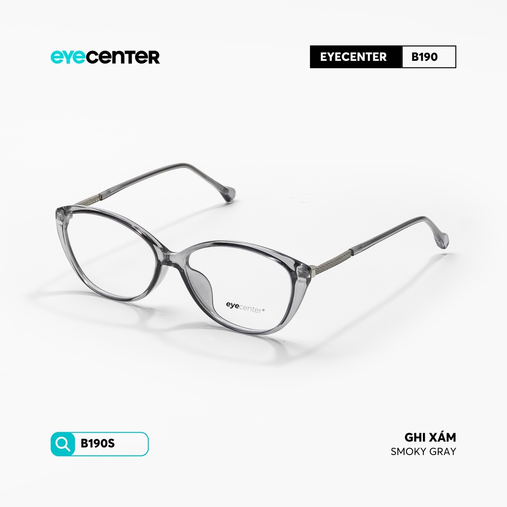 [B190] Gọng kính cận nam nữ chính hãng chất liệu nhựa siêu nhẹ by Eye Center Vietnam