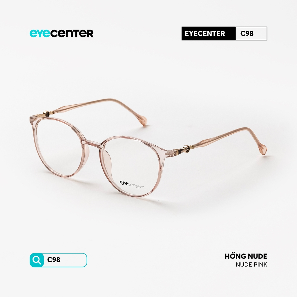 [C98] Gọng kính cận kim loại nam nữ EYECENTER lõi thép chống gãy by Eye Center Vietnam