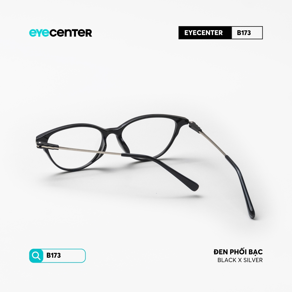 [B173] Gọng kính cận mắt mèo nữ chất liệu nhựa phối kim loại by Eye Center Vietnam