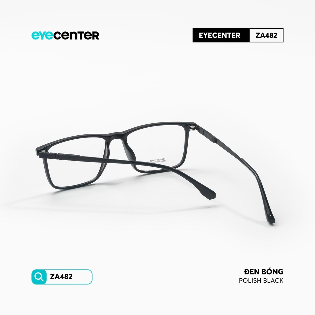 [ZA482] Gọng kính cận nam nữ chất liệu nhựa phối Titanium chống gỉ siêu nhẹ by Eye Center Vietnam