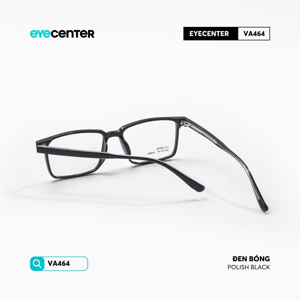 [VA464] Gọng kính cận nam nữ chất liệu nhựa càng kính lõi thép chống gay by Eye Center Vietnam