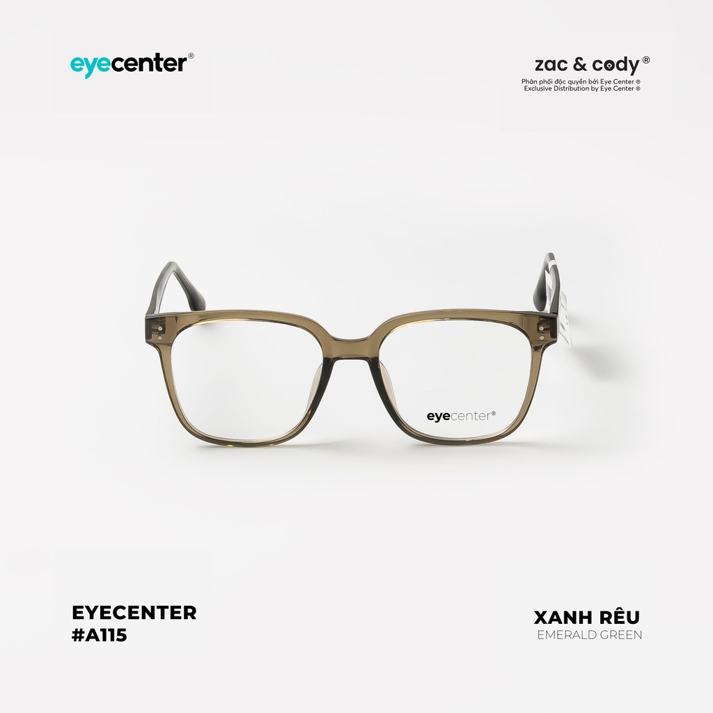 [A115]  Gọng kính cận nam nữ chính hãng ZAC & CODY 9119 by Eye Center Vietnam