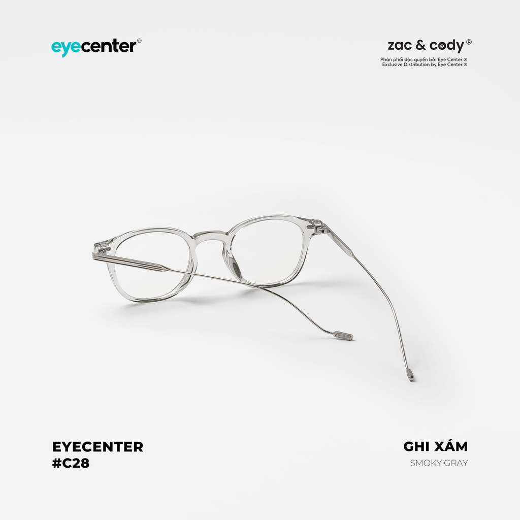 [C28] [22004-8939] Gọng kính cận nam nữ chính hãng EYECENTER nhựa phối kim loại 8939-22004 nhập khẩu by Eye Center Vietnam
