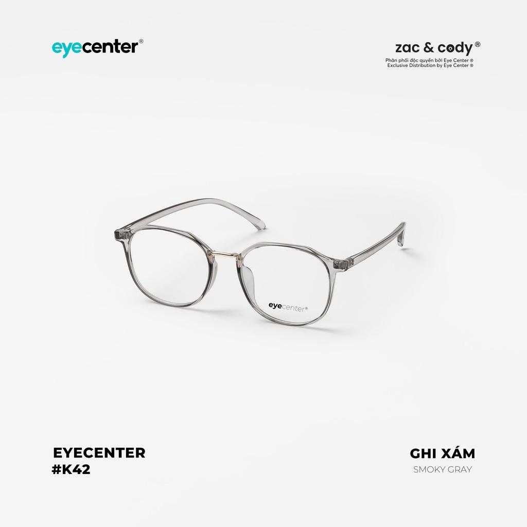 [K42]Gọng kính cận nữ chính hãng EYECENTER nhựa dẻo chống gãy siêu nhẹ  EK 519 by Eye Center Vietnam