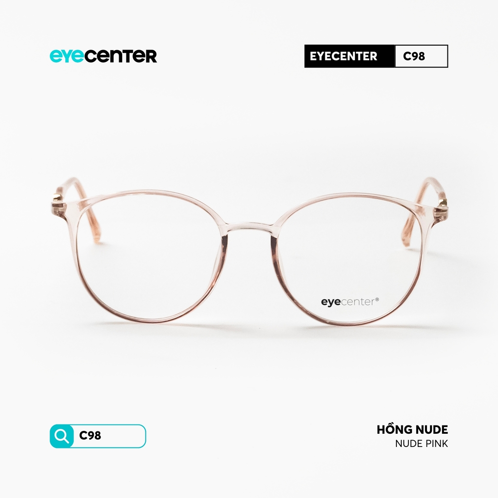 [C98] Gọng kính cận kim loại nam nữ EYECENTER lõi thép chống gãy by Eye Center Vietnam