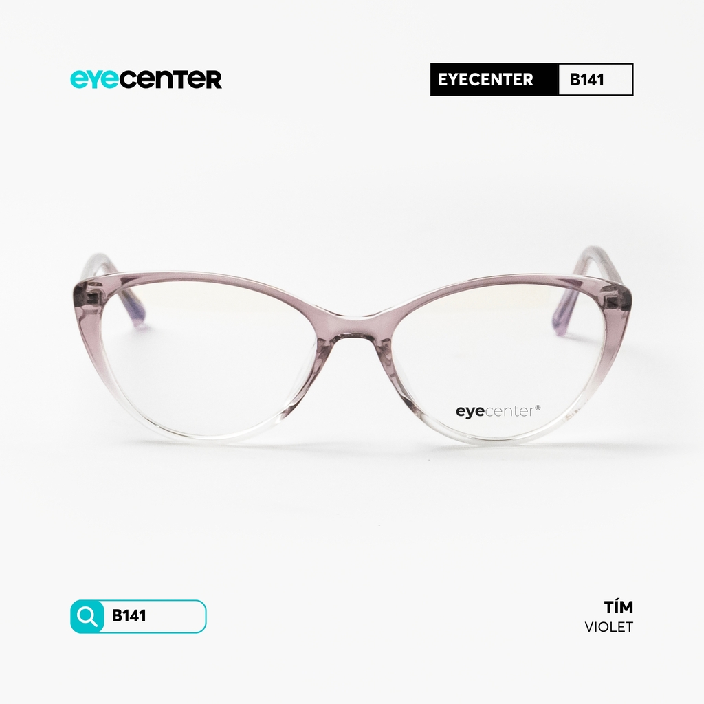 [B141] Gọng kính cận mắt mèo nữ STUDIO MUKU lõi thép chống gãy by Eye Center Vietnam