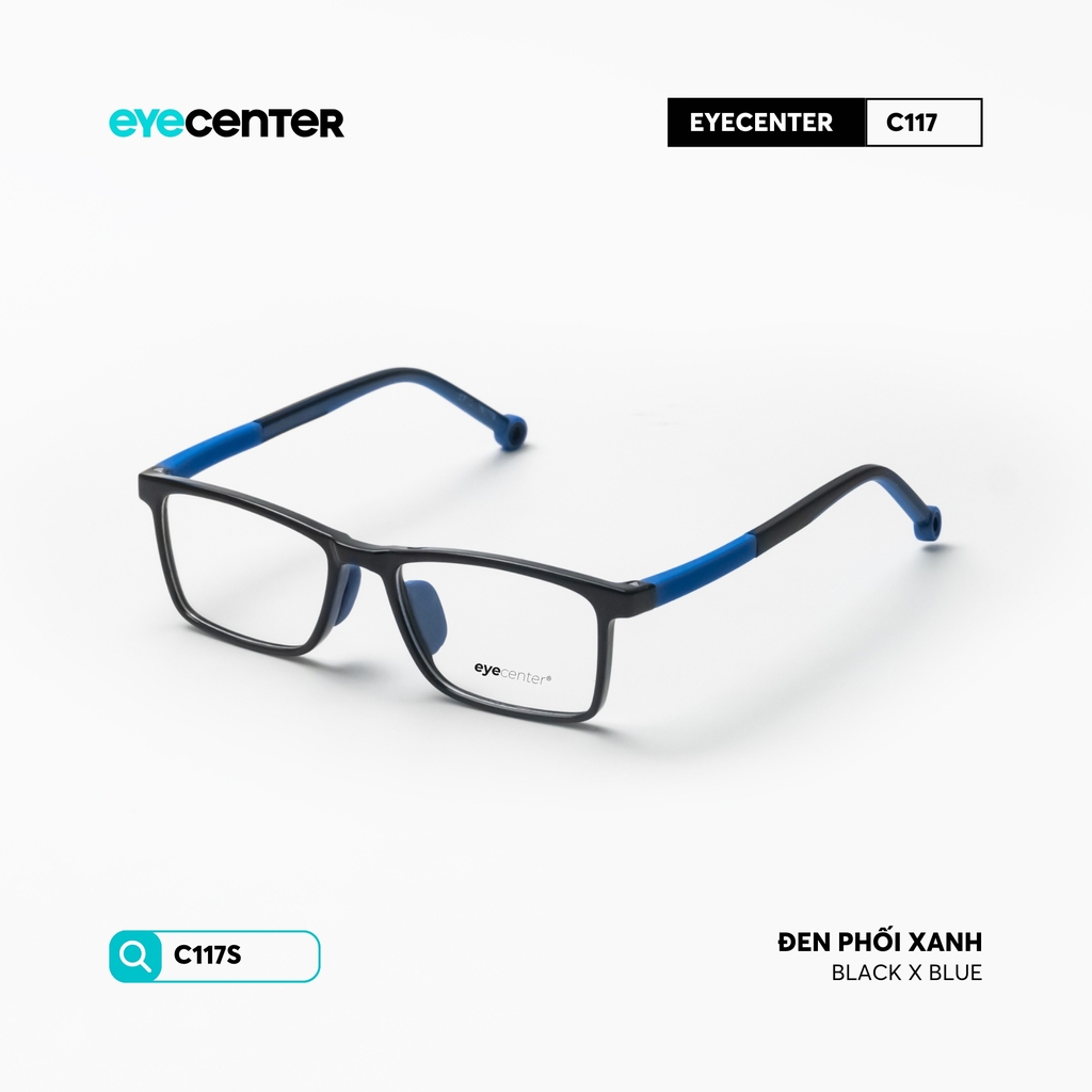 [C117] Gọng kính mắt trẻ em nhựa dẻo chống gãy siêu nhẹ nhiều màu by Eye Center Vietnam