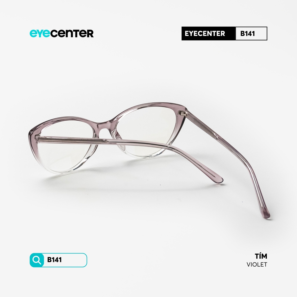 [B141] Gọng kính cận mắt mèo nữ STUDIO MUKU lõi thép chống gãy by Eye Center Vietnam