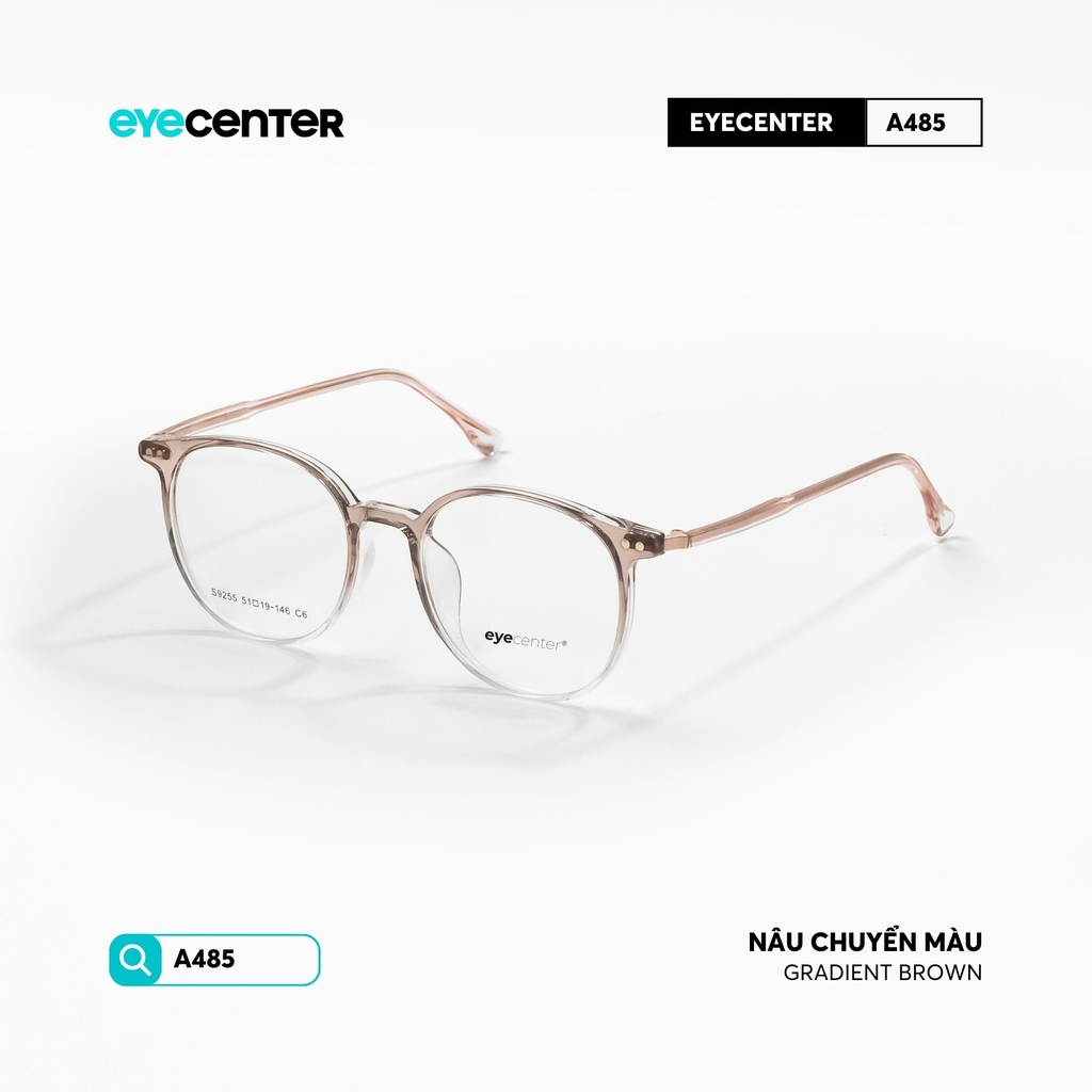 [ZA485] Gọng kính cận nam nữ chất liệu nhựa lõi thép chống gãy by Eye Center Vietnam