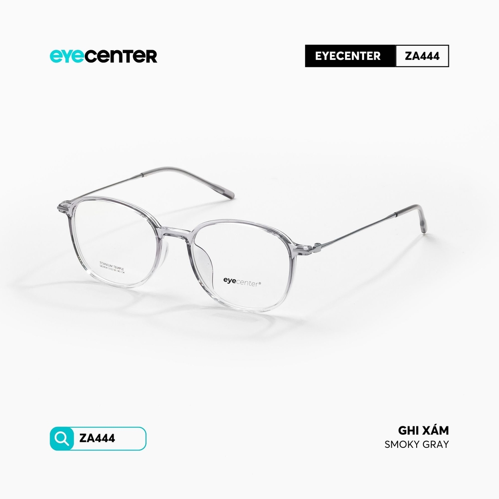 [ZA444] Gọng kính cận nữ chất liệu nhựa phối Titanium siêu nhẹ chống gỉ by Eye Center Vietnam