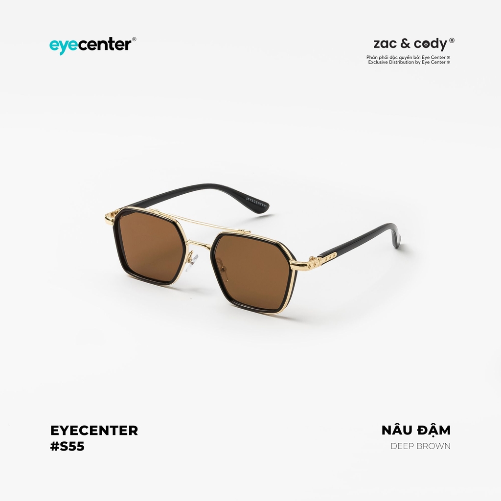[S55] [2155 - 0039 ]Kính mát Crystal UV chính hãng EYECENTER nhiều màu 0039