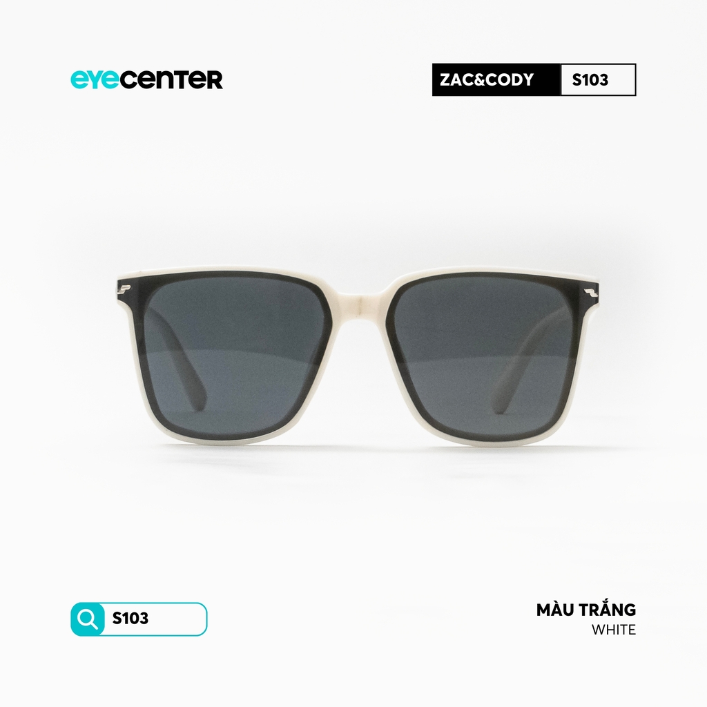 [S103] Kính mát Crystal UV nam nữ  ZAC&CODY nhiều màu by Eye Center Vietnam