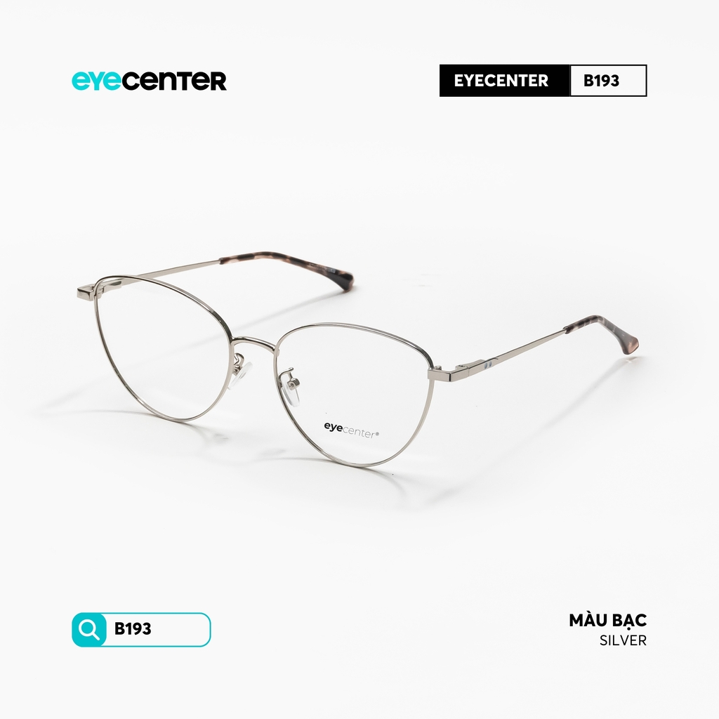 [B193] Gọng kính cận nữ chính hãng STUDIO MUKU kim loại chống gỉ by Eye Center Vietnam