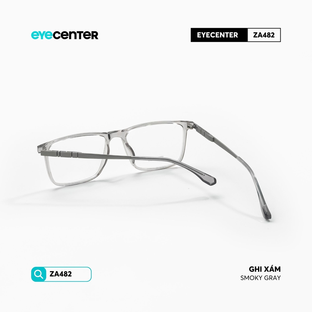 [ZA482] Gọng kính cận nam nữ chất liệu nhựa phối Titanium chống gỉ siêu nhẹ by Eye Center Vietnam