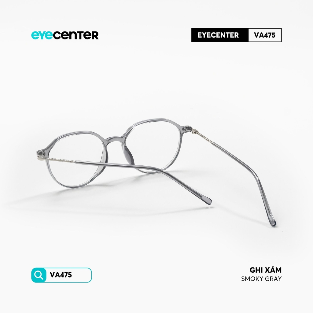 [VA475] Gọng kính cận nam nữ chất liệu nhựa phối kim loại chống gỉ by Eye Center Vietnam