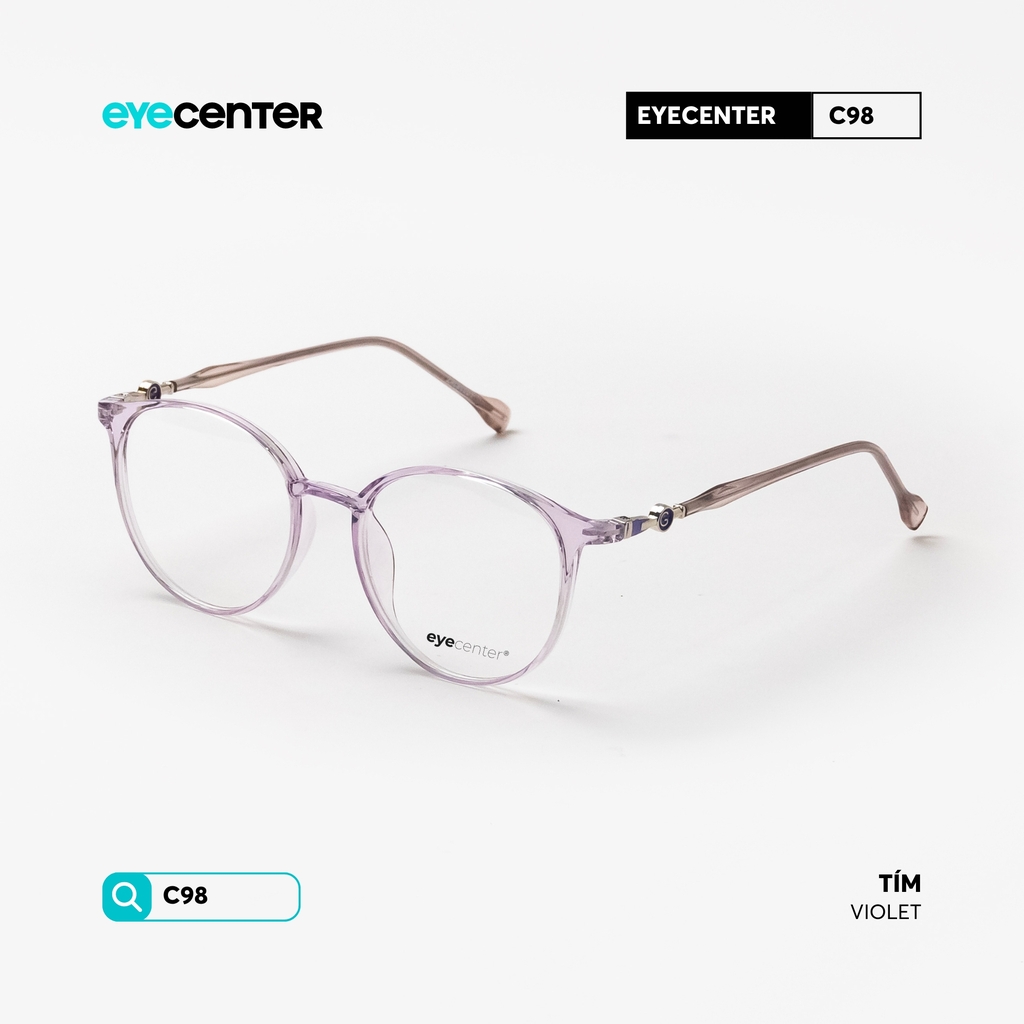 [C98] Gọng kính cận kim loại nam nữ EYECENTER lõi thép chống gãy by Eye Center Vietnam