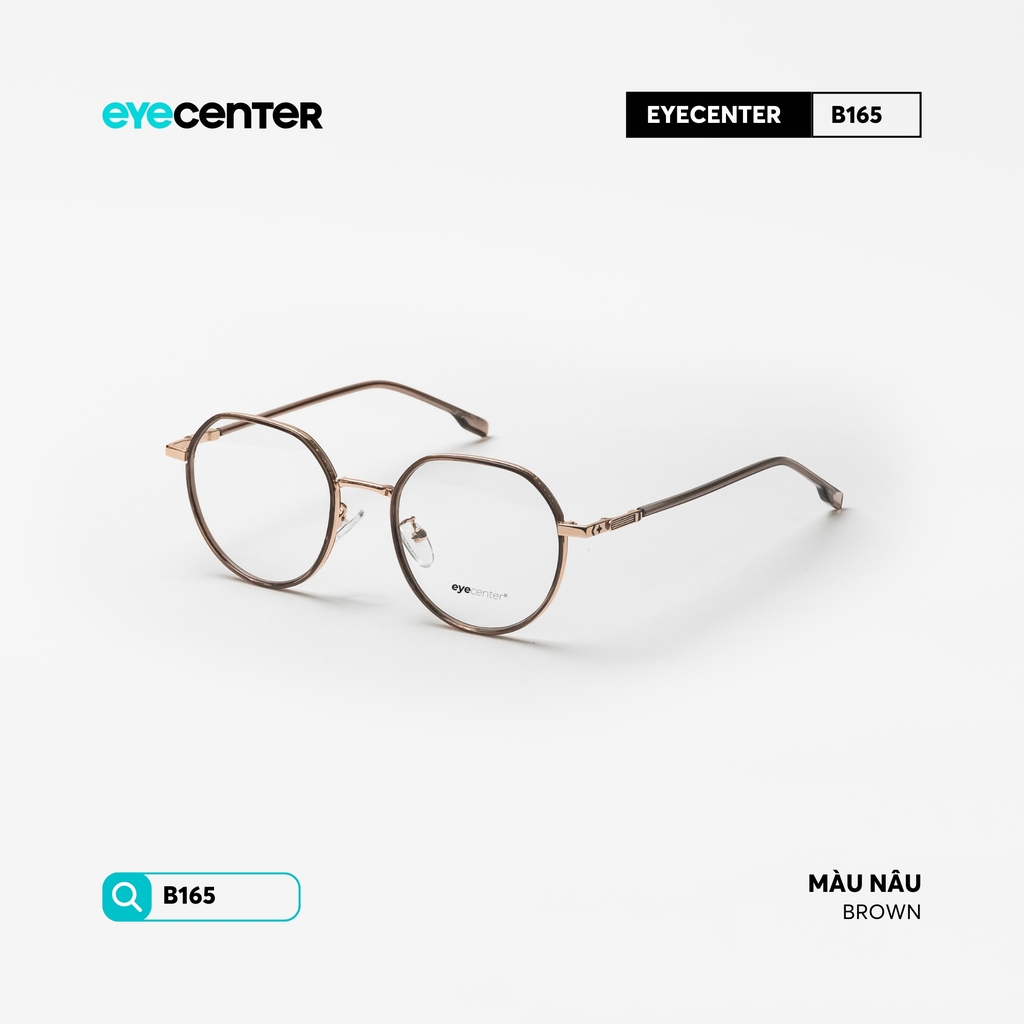 [B165] Gọng kính cận nam nữ chất liệu kim loại chống gỉ by Eye Center Vietnam