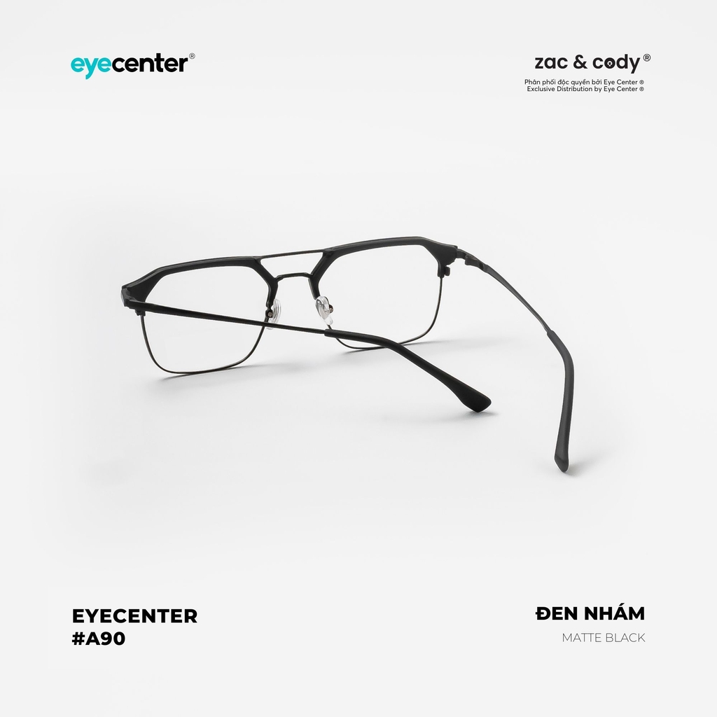 [B104] [2295 - 68087 - 9376] Gọng kính cận nam nữ chính hãng EYECENTER nhựa phối kim loại 2295  by Eye Center Vietnam