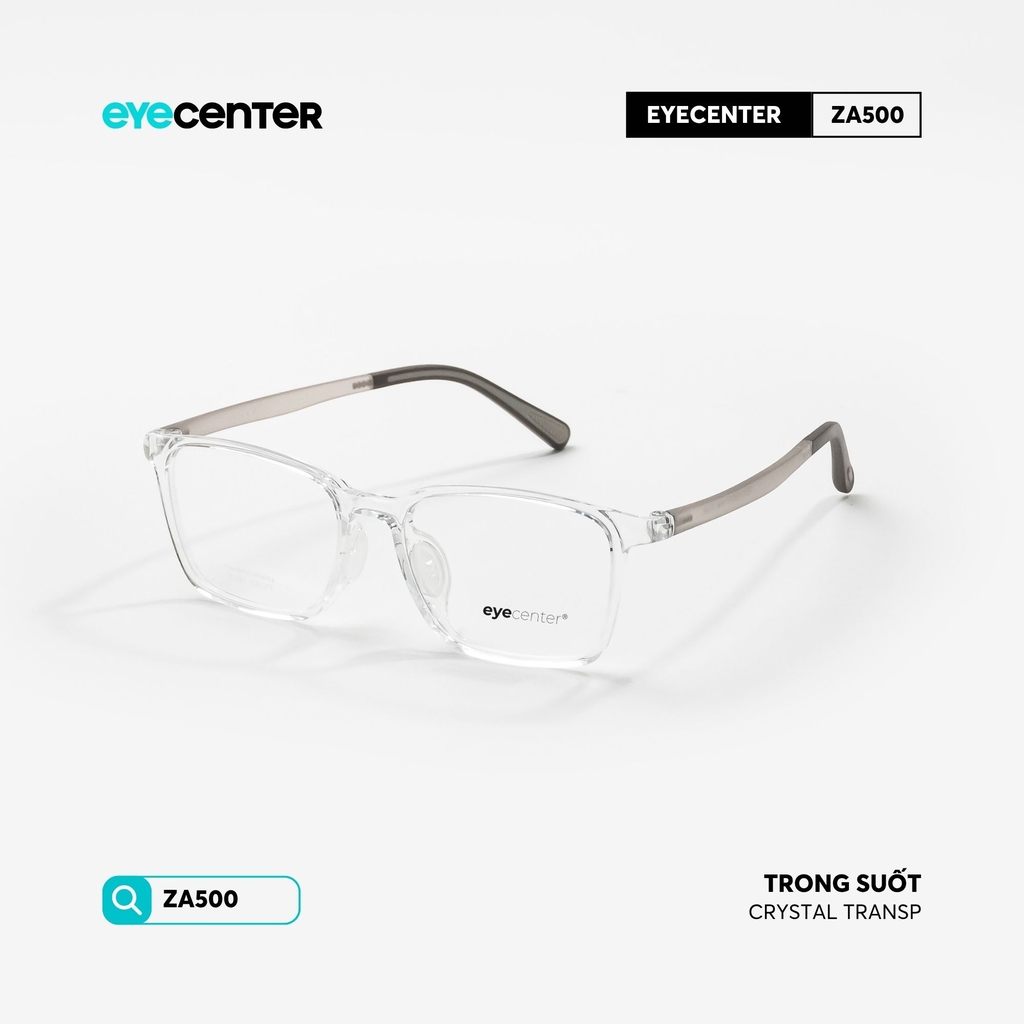 [ZA500] Gọng kính cận nam nữ chất liệu nhựa siêu nhẹ nhiều màu by Eye Center Vietnam