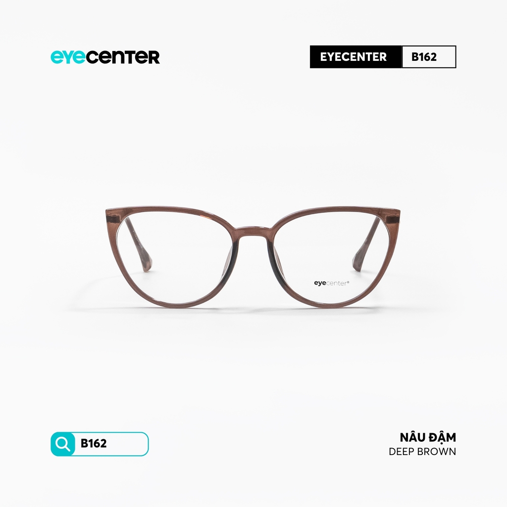 [B162] Gọng kính cận mắt mèo nữ chính hãng STUDIO MUKU chất liệu nhựa phối kim loại by Eye Center Vietnam